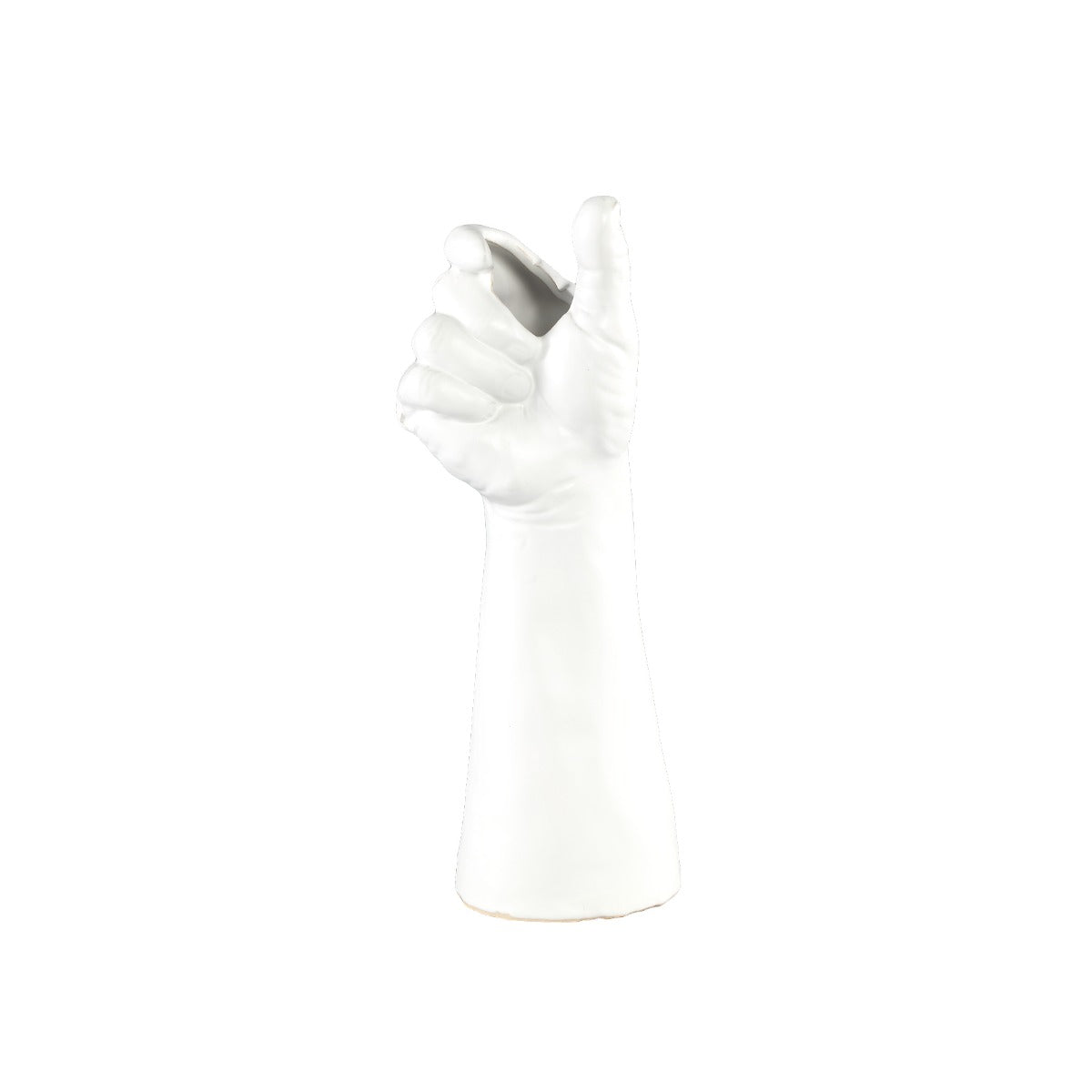 Vaso Hyla White | Vaso porta fiori a forma di mano - 708448