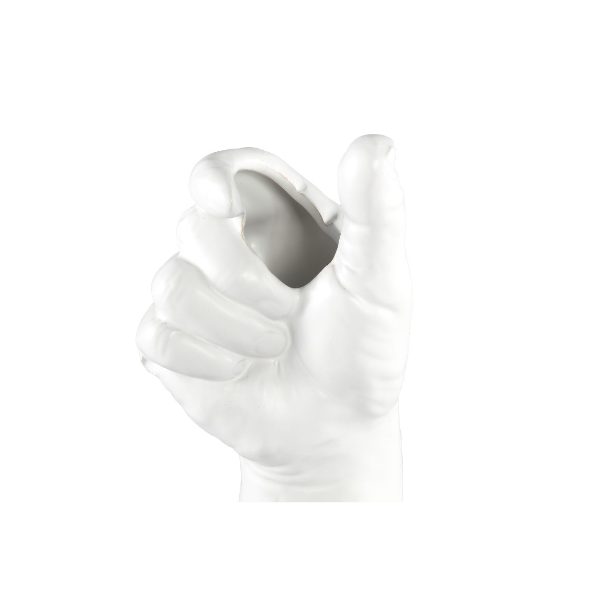 Vaso Hyla White | Vaso porta fiori a forma di mano - 708448