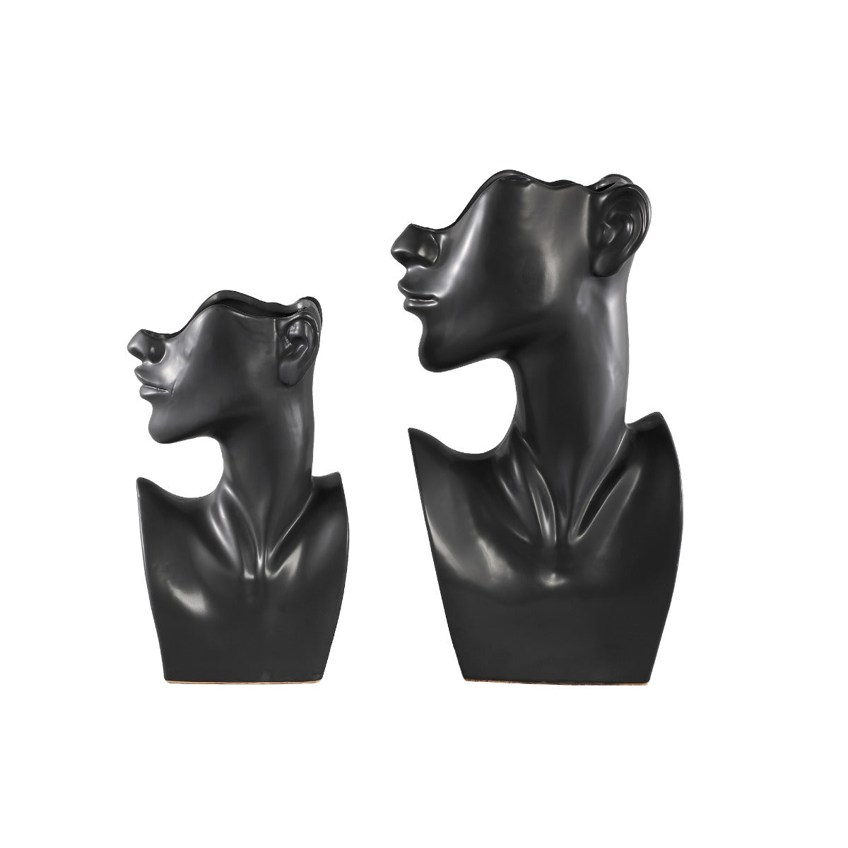 Vaso Jolie Black | Vaso corpo di donna in ceramica - CONFIG0346