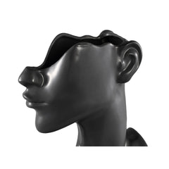 Vaso Jolie Black | Vaso corpo di donna in ceramica - CONFIG0346