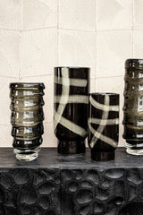 Vaso Reddy Black | Vaso di design in ceramica nera - CONFIG0348