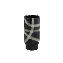 Vaso Reddy Black H25 | Vaso di design in ceramica nera - 708360