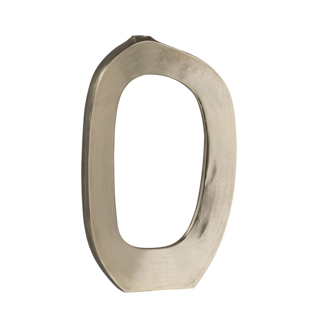 Vaso Ovale aperto Oro H40 : Vasi di design in metallo - 96708