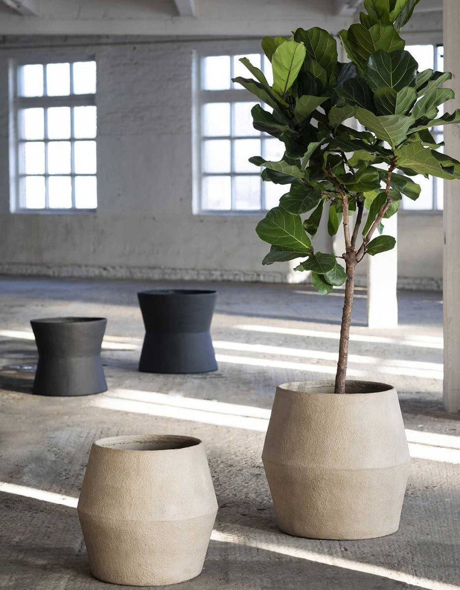 Vaso Planter Construct D60 H57 Black | Vasi da interno Design Marie Michielssen - B7220002