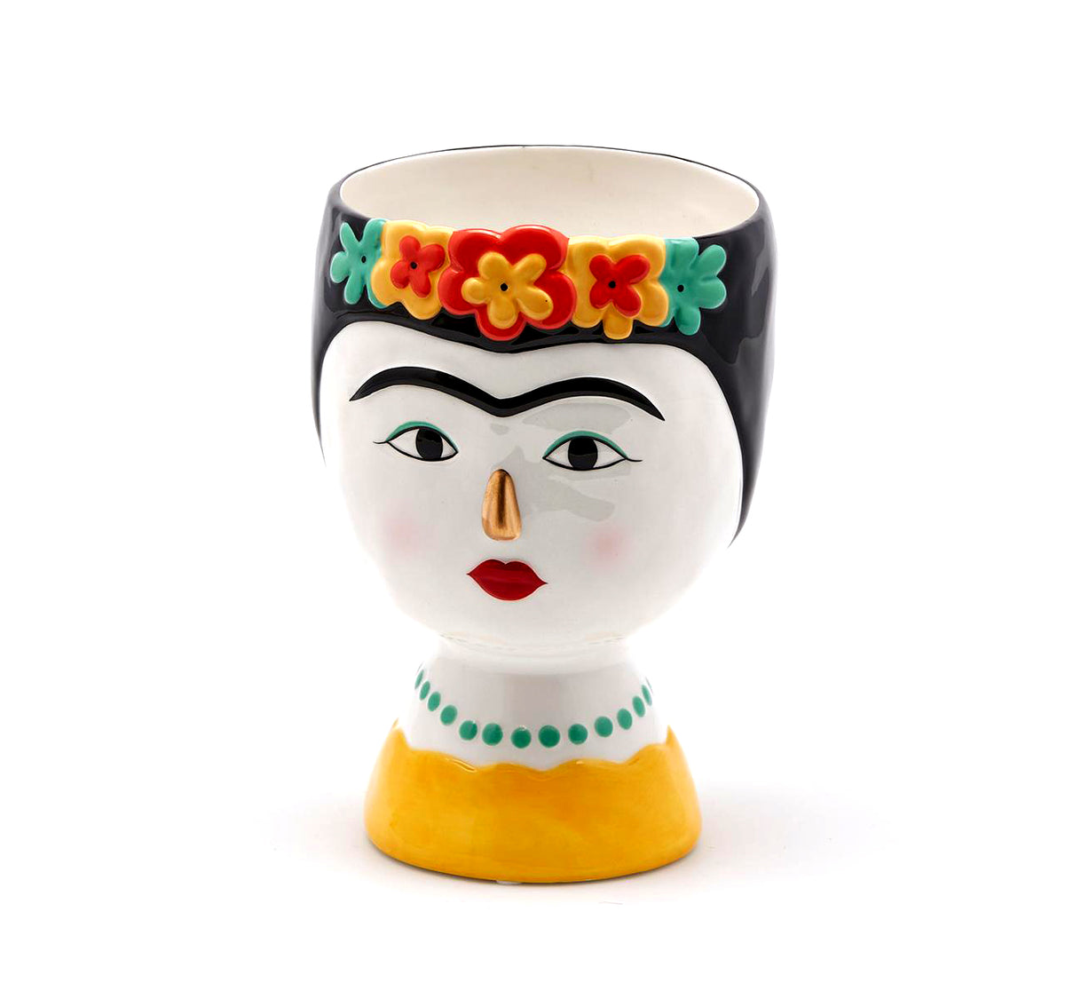 Vaso porta piante Frida Kahlo H20 &Oslash;14 - 015377