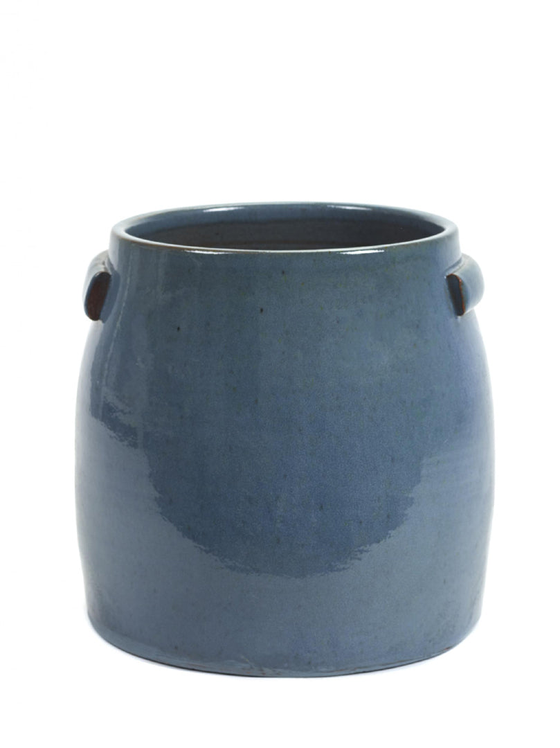 Tabor Blu L : Vaso di terracotta da esterno o da interno design Serax - B9117288