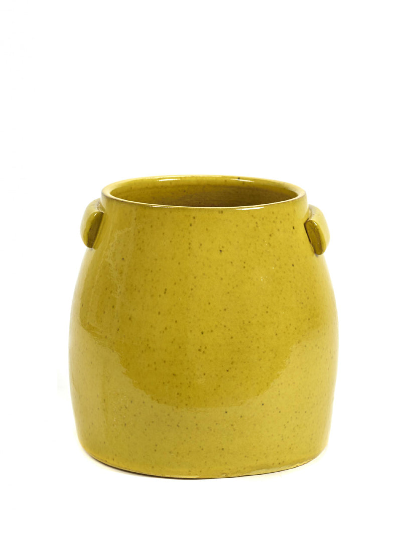 Tabor Giallo M: vaso giallo di terracotta da esterno o da interno Serax - B9117280
