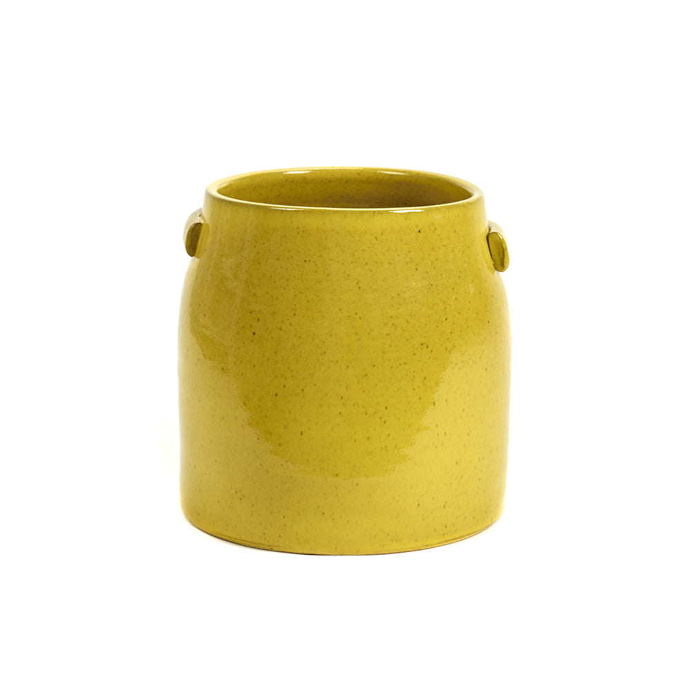 Tabor Giallo L : Vaso di terracotta da esterno o da interno design Serax - B9117285
