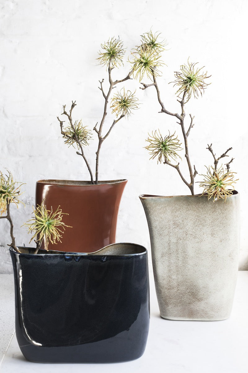 Vaso Alto Grigio Terres De Reves | Design Anita Le Grelle - B5119120