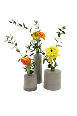 Vaso grigio monofiore Tiny: vasi in ceramica D&M - CONFIG0116