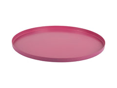 Present Time - Vassoio Tondo &Oslash;35 CM in Metallo Rosa Scuro - PT4241BP