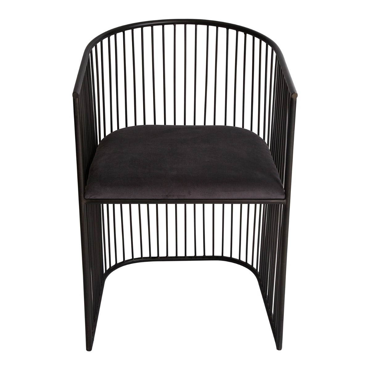Sedia Wire Velvet in metallo - 700028