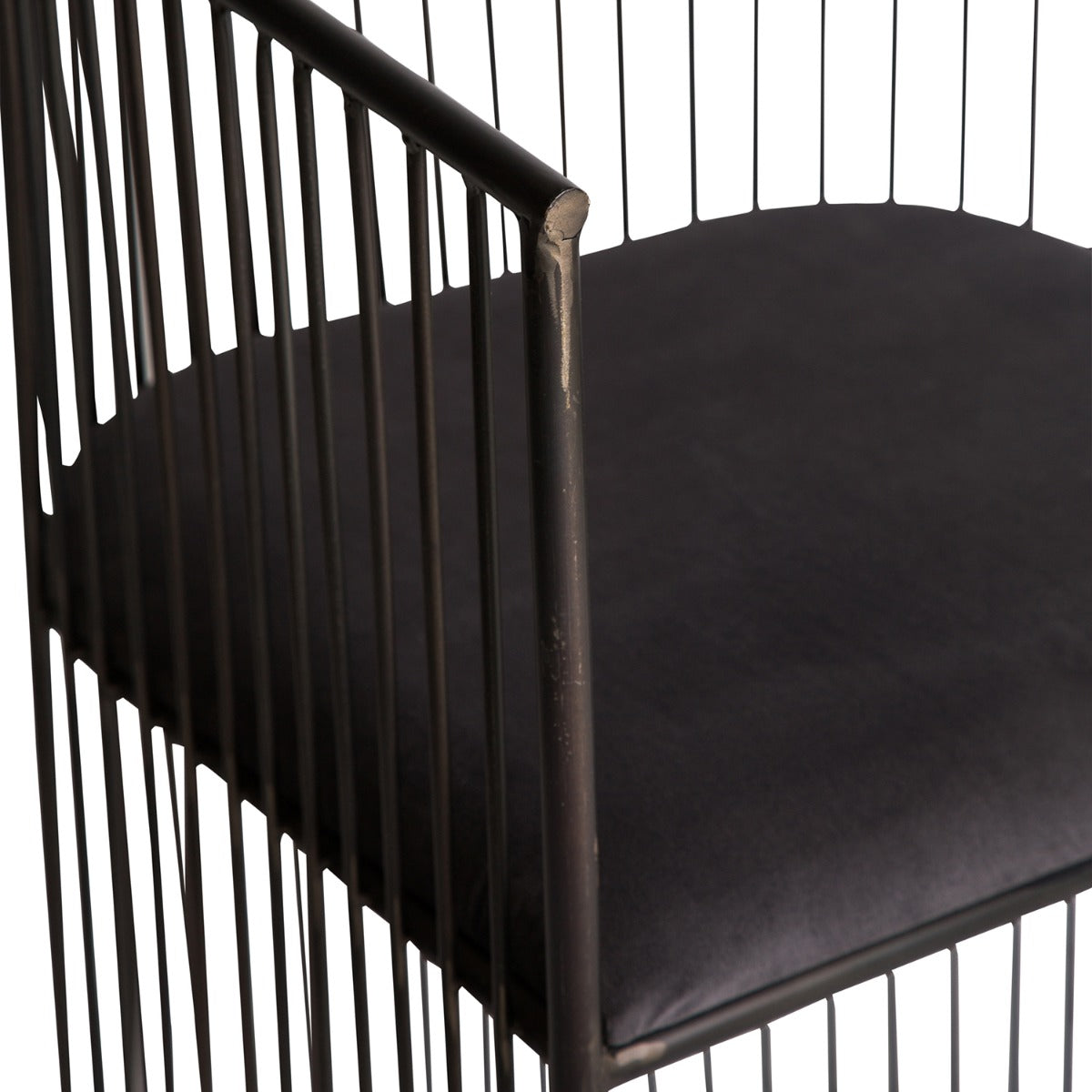 Sedia Wire Velvet in metallo - 700028