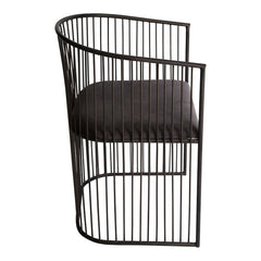 Sedia Wire Velvet in metallo - 700028