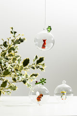 Palla di Natale Gufo Colorato collezione Woodland Tales Ichendorf Milano