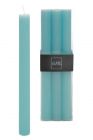 6 Candele azzurre lunghe: candele di cera colorate J Line
