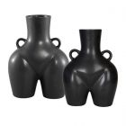 Vaso Casty Black | Vaso fianchi di donna in ceramica nera