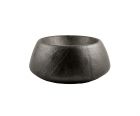 Ciotola True in ceramica nera opaca : vasi in ceramica di design