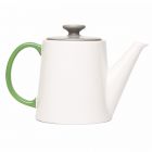 My Tea Pot: teiera bianca-grigia in ceramica Jansen CO