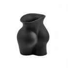 Vaso Booty | Vaso in ceramica nera H26