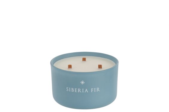 Siberia Fir: candela profumata in vetro J Line