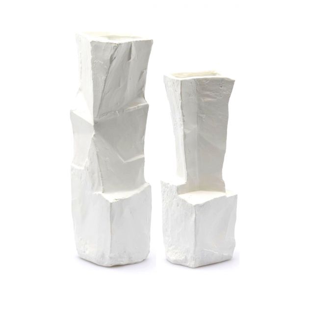 Vaso Marble | Vaso in ceramica bianca Design EDG Enzo De Gasperi