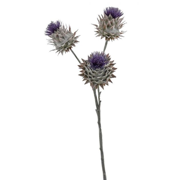 Ramo fiore di Cardo: fiori artificiali real touch