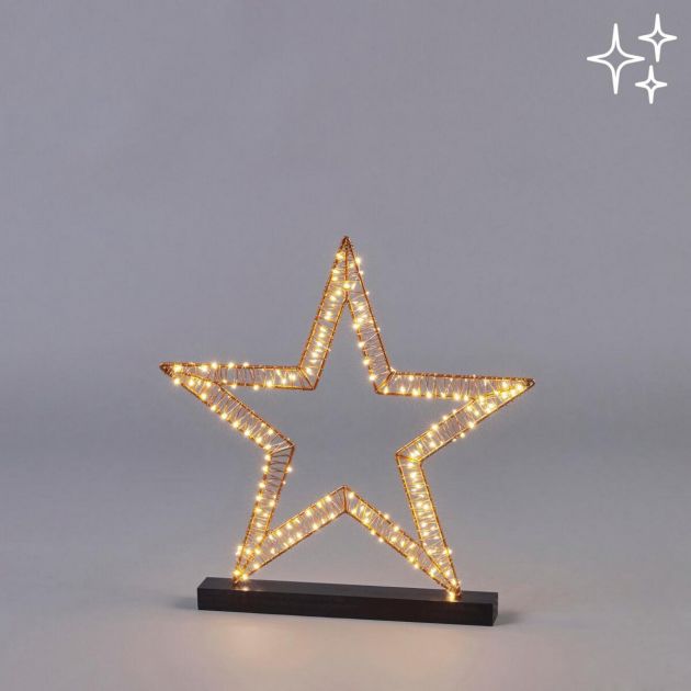 Stella Microled Flat con Base D50 X 190 LED | Decori luminosi natalizi da appoggio EDG