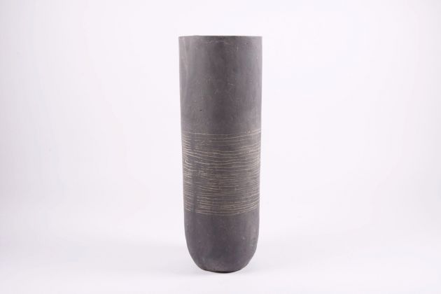 Vaso alto da esterno Worthy antracite: vasi in cemento D&M