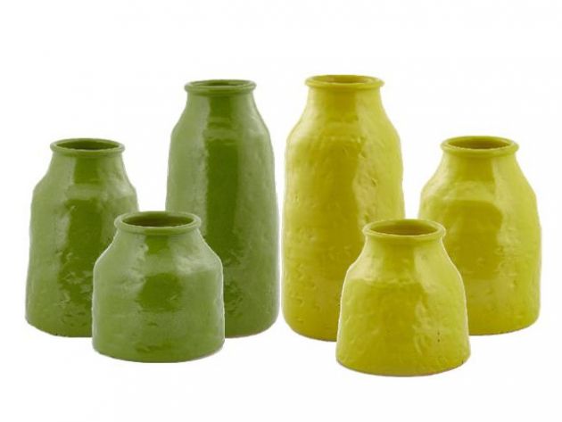 Vaso Fenice Bottiglia: Vasi in terracotta di design