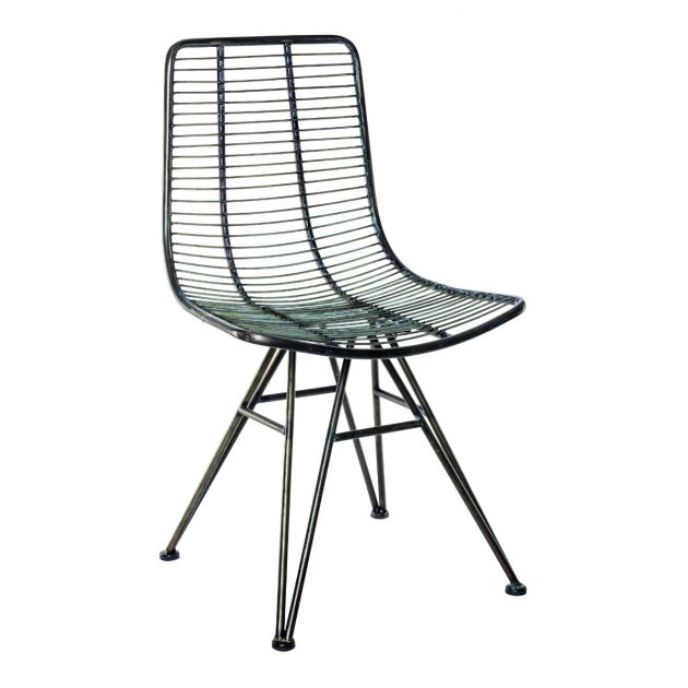 Sedia in metallo Wire : Sedie di design in metallo 