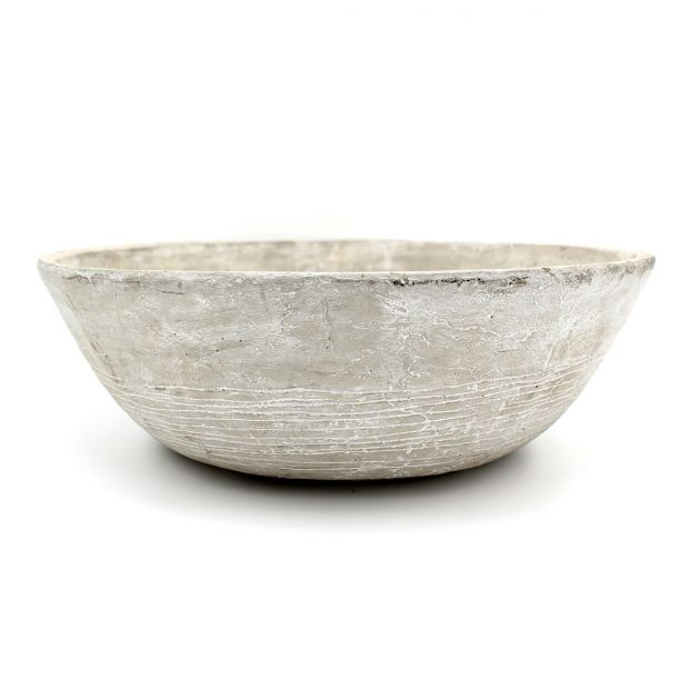 Ciotola Worthy grigio: vasi in cemento da esterno D&M